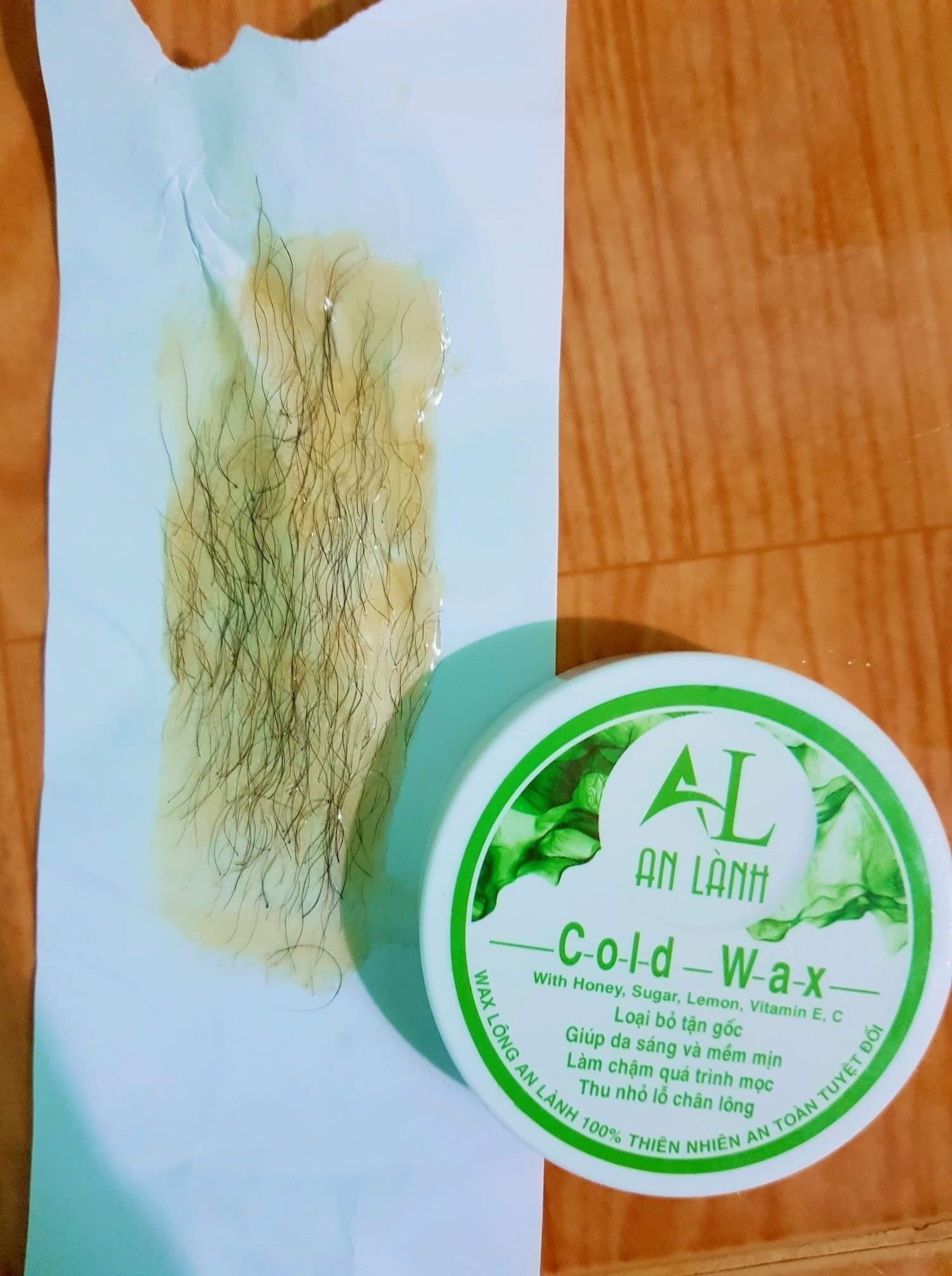 Cold wax an lành - Wax lông - Tẩy lông - Tặng 50 tờ giấy và 2 que wax