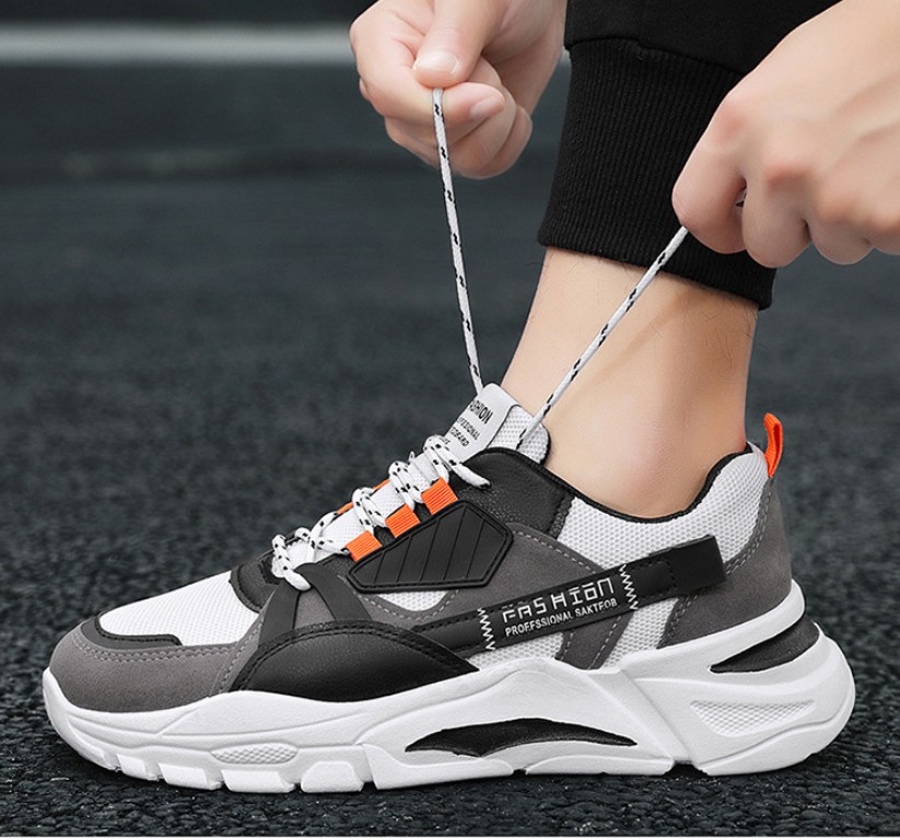 Giày nam tăng chiều cao - giày sneaker nam phong cách Hàn Quốc, chất đẹp, dễ phối đồ QA - 344