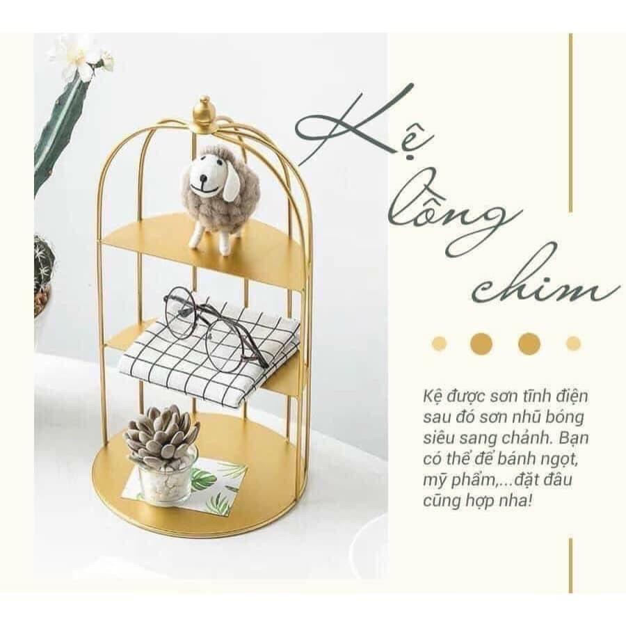 Kệ Lồng Chim Đựng Mỹ Phẩm - Nước Hoa