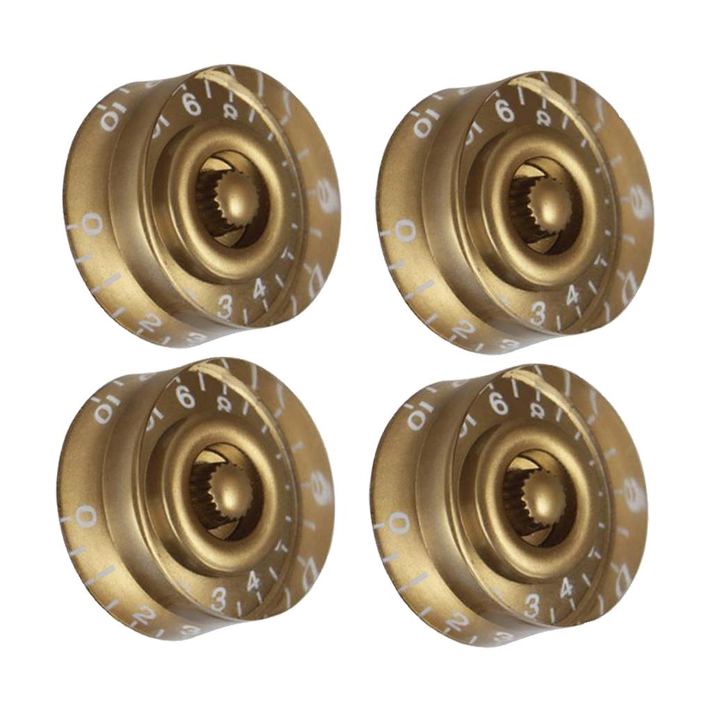 Sunnimix 4 Miếng Đàn Guitar Tốc Độ Nút Điều Khiển Cho Gibson LP Điện Phần Guitar