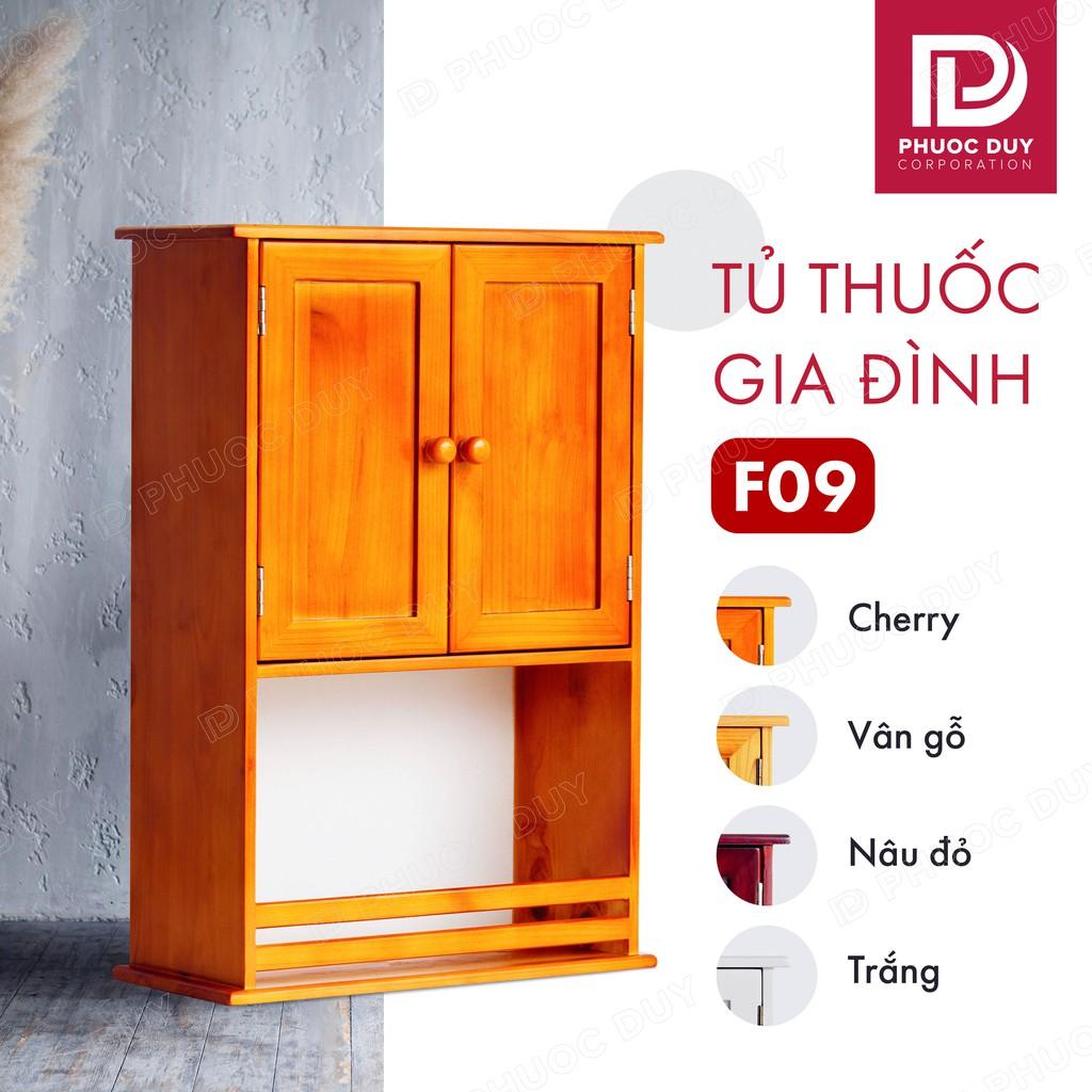 Tủ thuốc - Tủ y tế gia đình gỗ tự nhiên F09