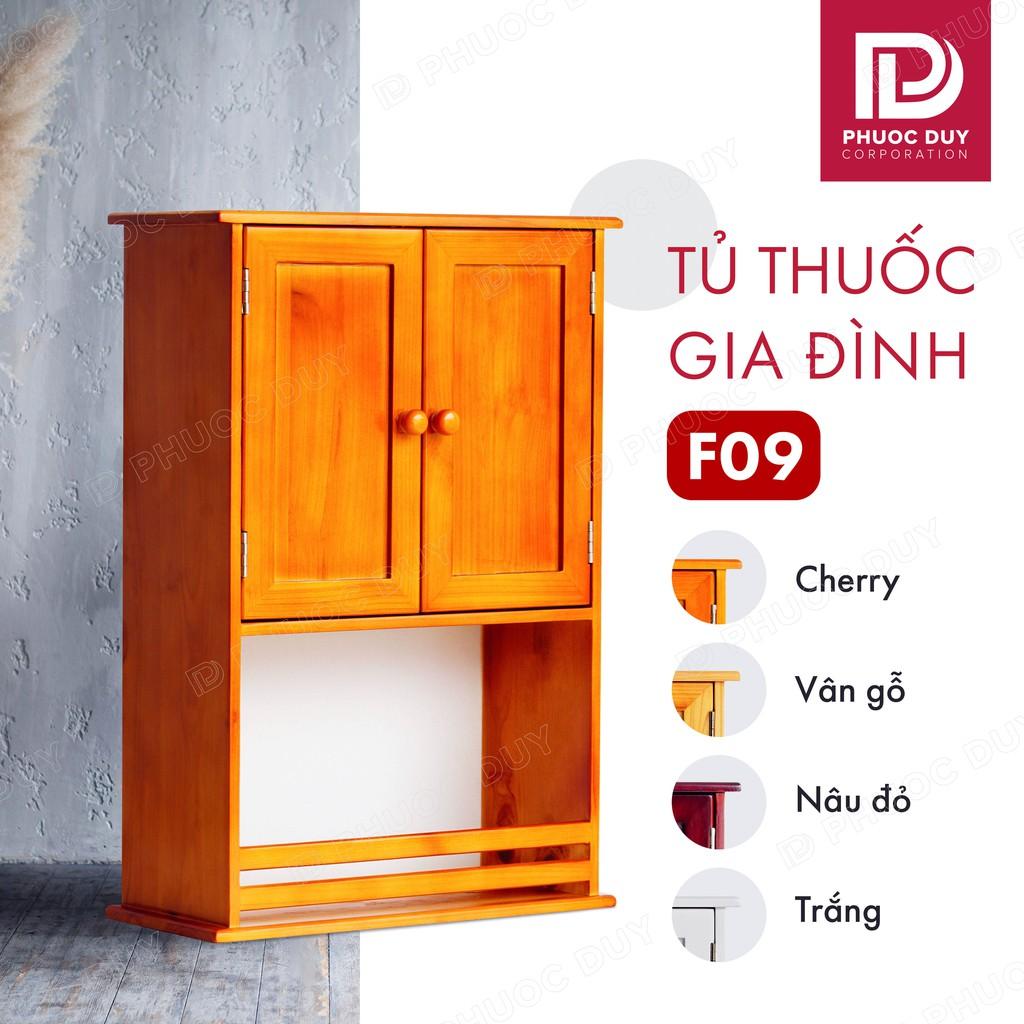 Tủ thuốc - Tủ y tế gia đình gỗ tự nhiên F09