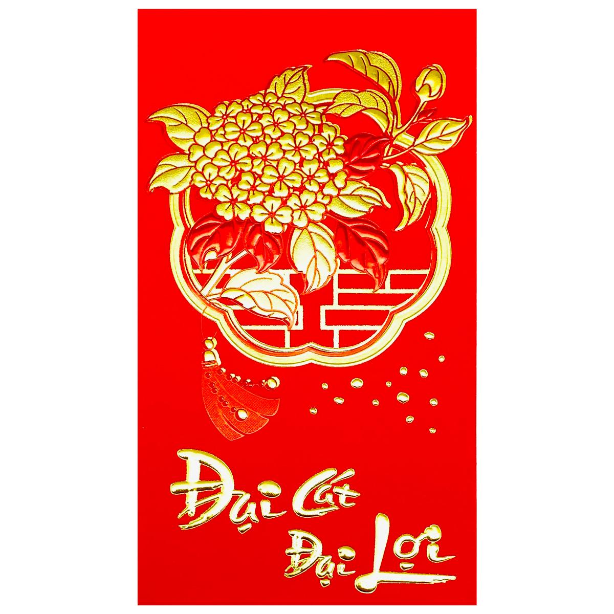 Bộ 6 Bao Lì Xì - WanLongDa YT2511-11 - Đại Cát Đại Lợi