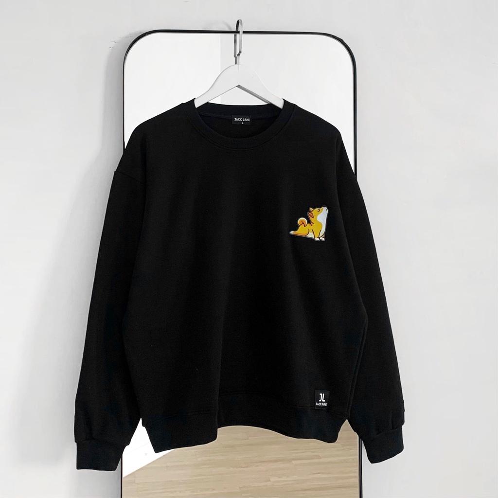Áo Sweater JL Oversize Jun, JACKLANE, Áo nỉ chui đầu unisex Jack Lane