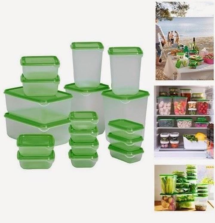Bộ 17 Hộp Đựng Thực Phẩm Đa Năng Chất Liệu Nhựa Cao Cấp - Tiện Dụng - An Toàn Cho Sức Khỏe - An Toàn Khi Sử Dụng Với Lò Vi Sóng - GDHN Loại Tốt