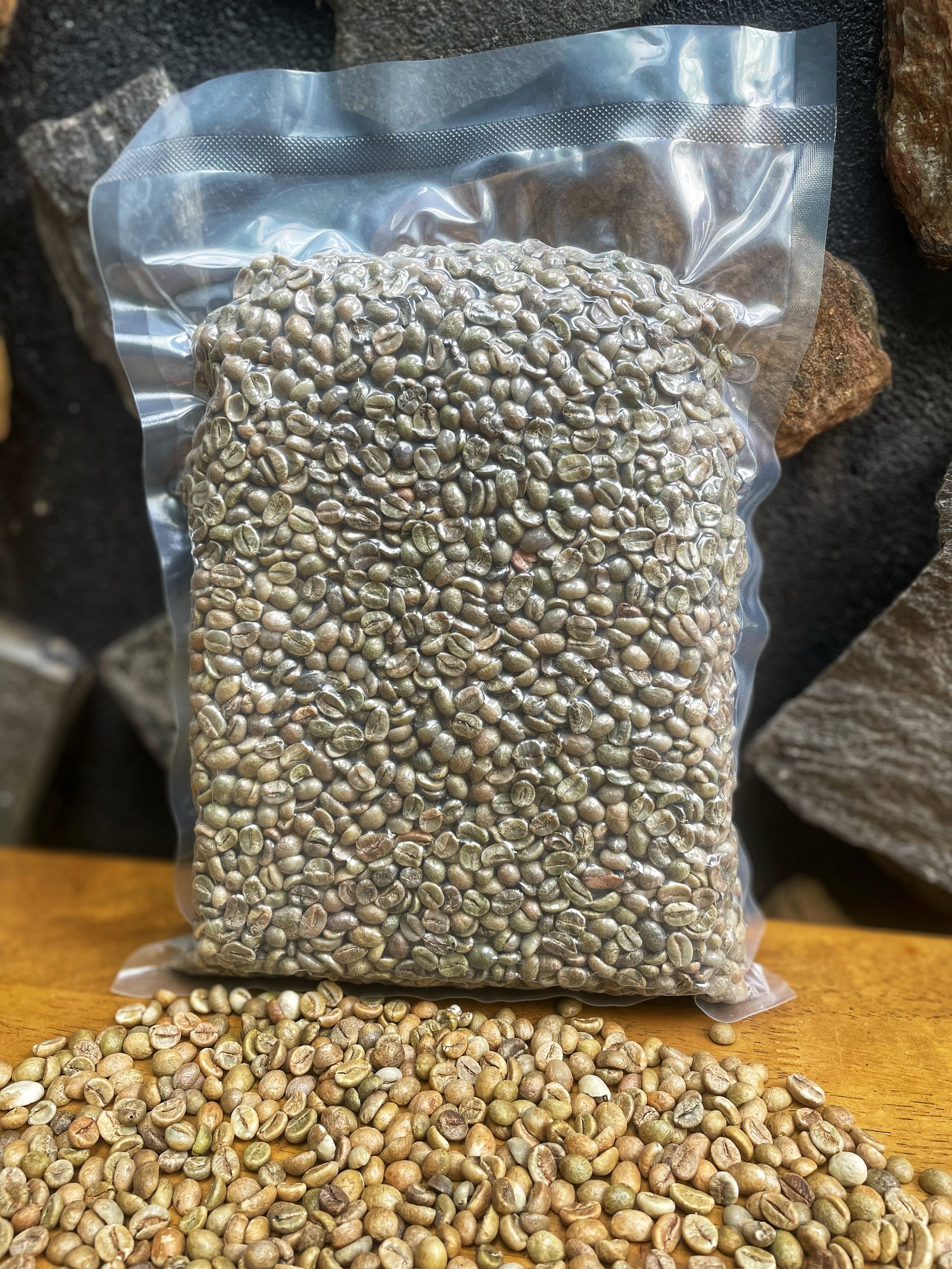 Cà Phê Nhân Arabica Moka (Bì 1kg)