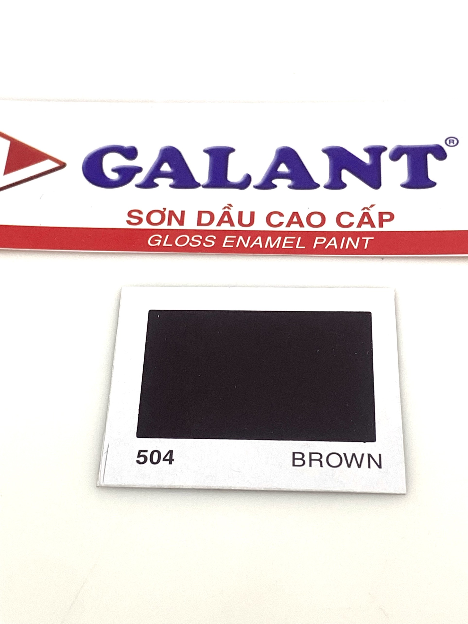 Sơn dầu Galant màu nâu Brown 504 _ 0.8L