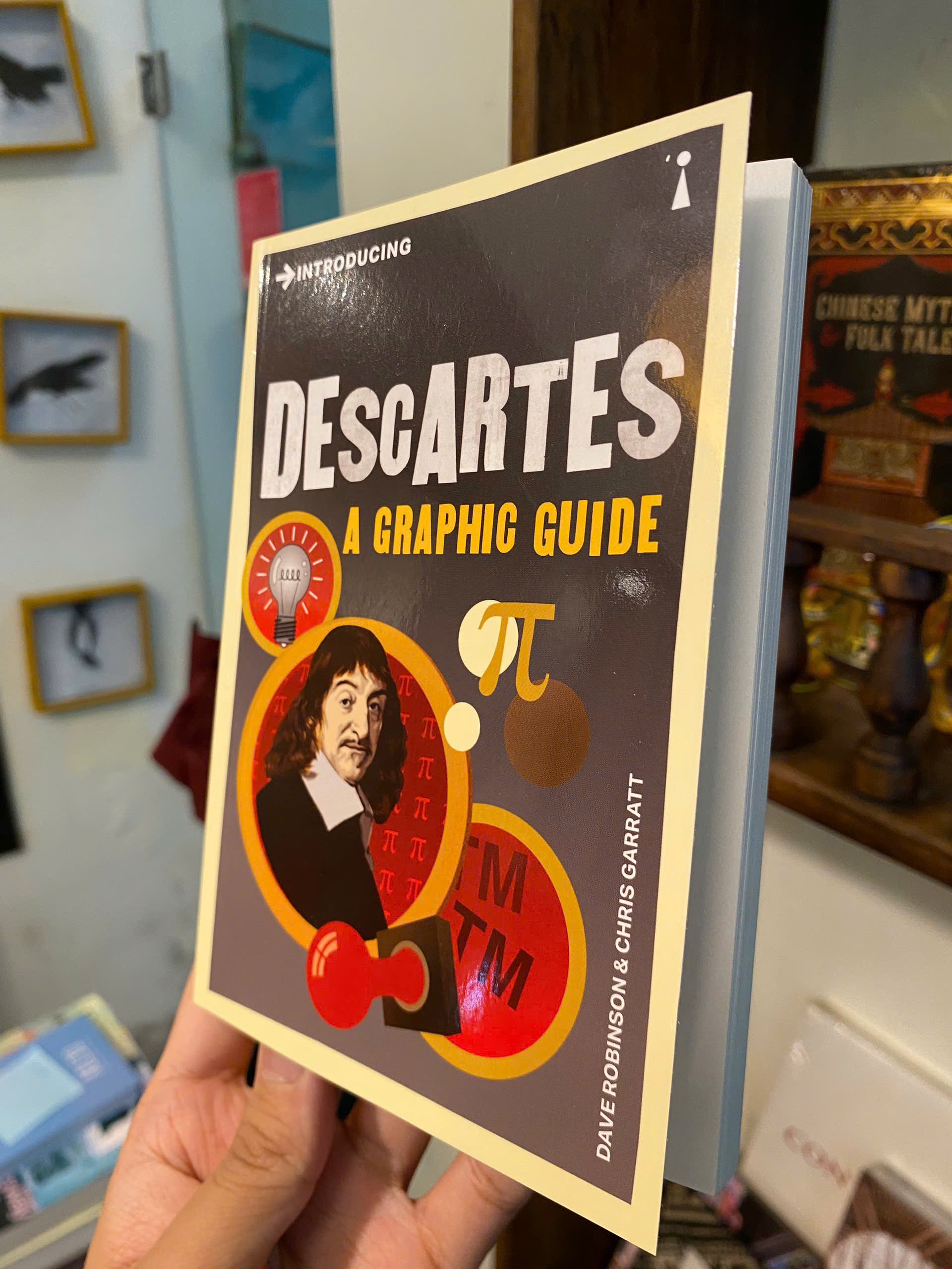 Sách - Introducing Descartes: A Graphic Guide by Dave Robinson | Philosophy Nonfiction in English