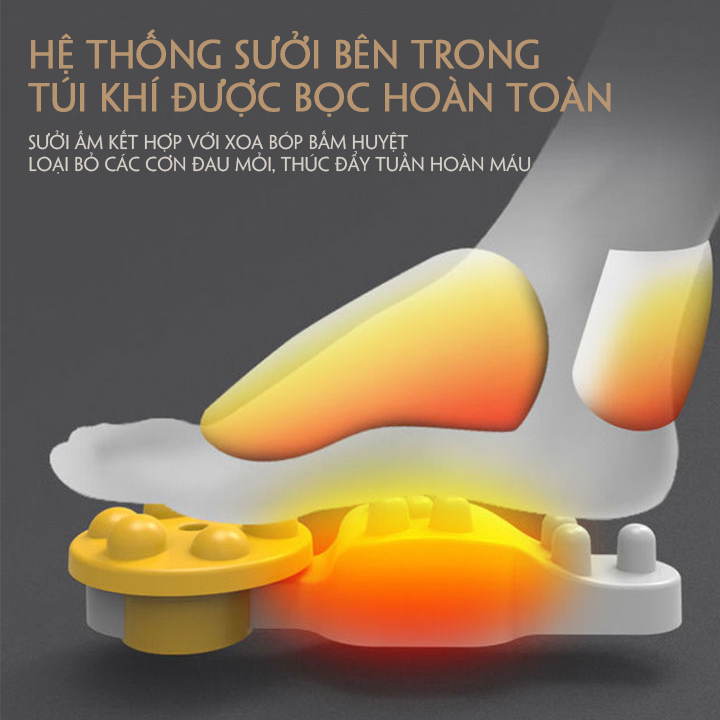 Máy massage chân cao cấp đa chức năng có hồng ngoại sưởi ấm có điều khiển hẹn giờ