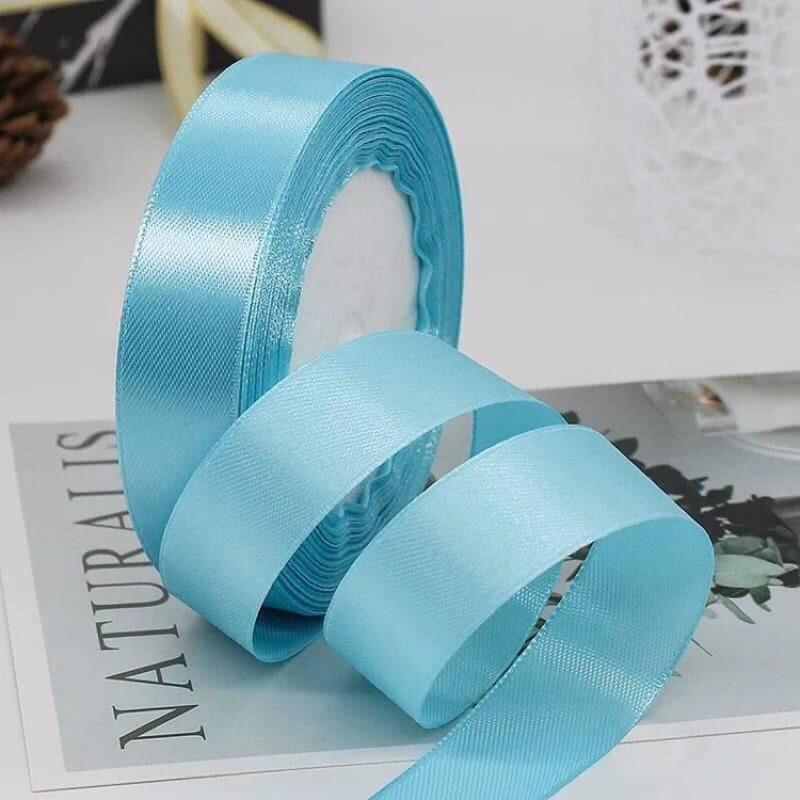 Ruy băng satin lụa bo viền 20mm cao cấp, ribbon, ruybang trang trí