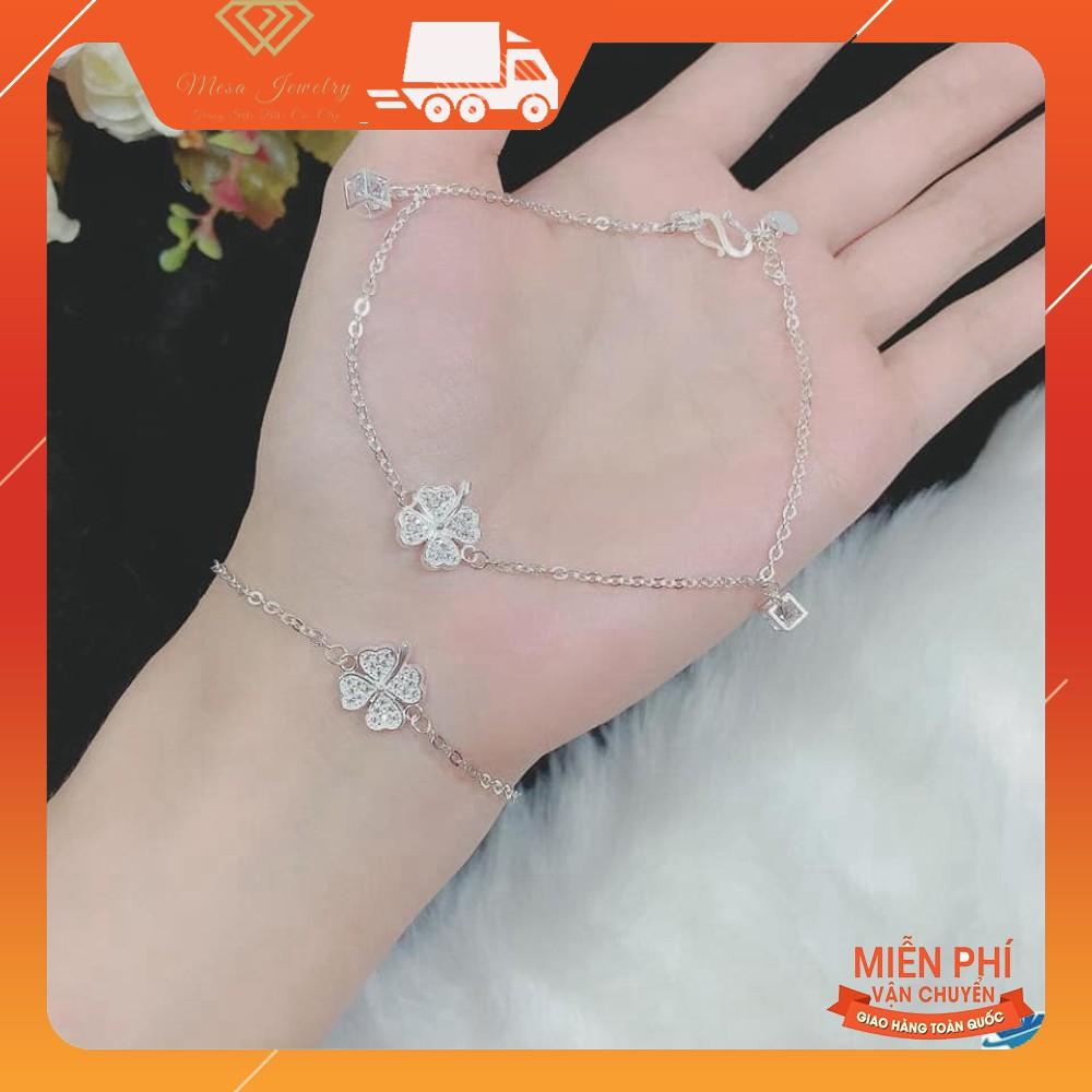 LẮC TAY LẮC CHÂN CỎ 4 LÁ MẪU MỚI