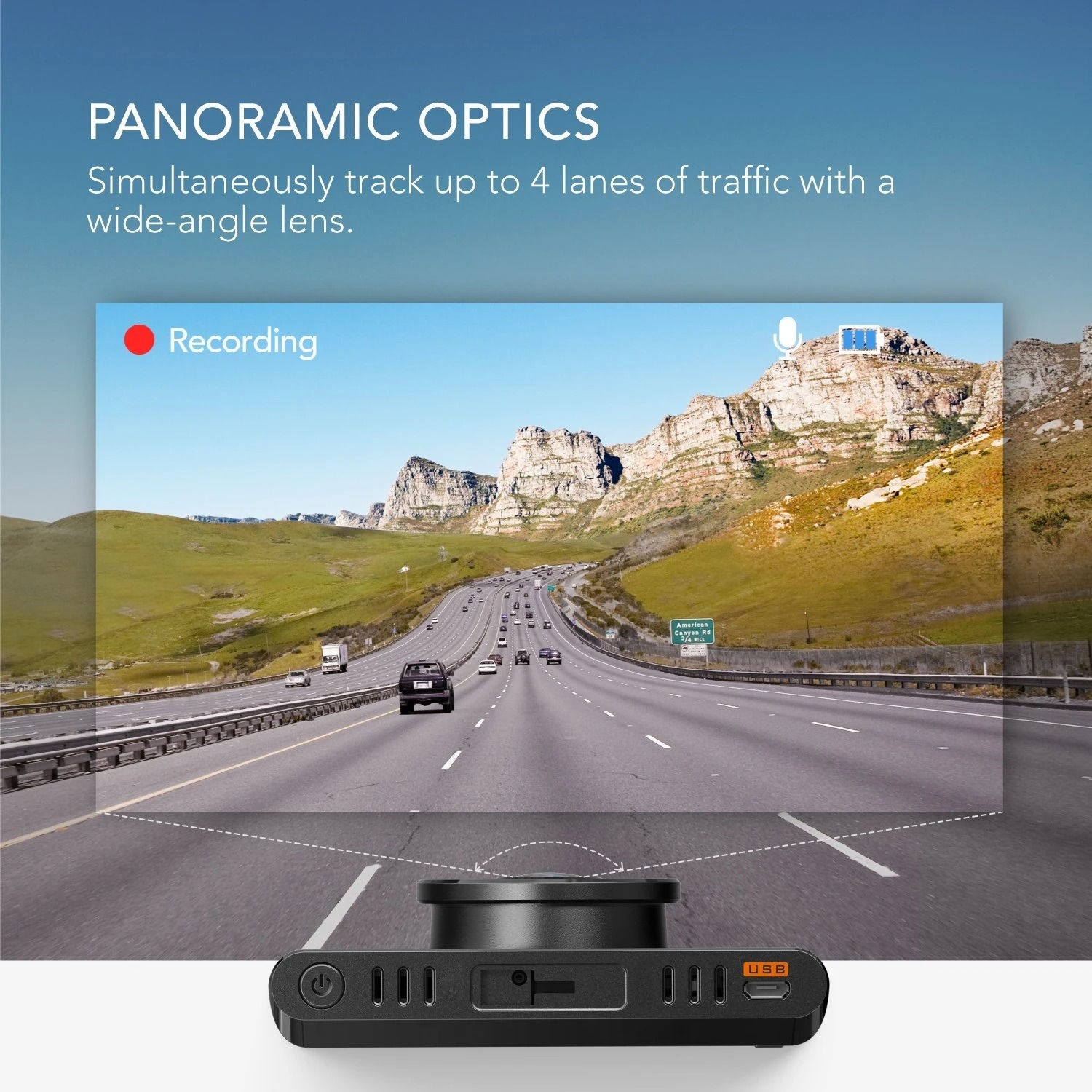 Camera Hành Trình Dành Cho Ô Tô Roav DashCam C2, FullHD 1080p, LCD 3&quot; - Hàng Nhập Khẩu