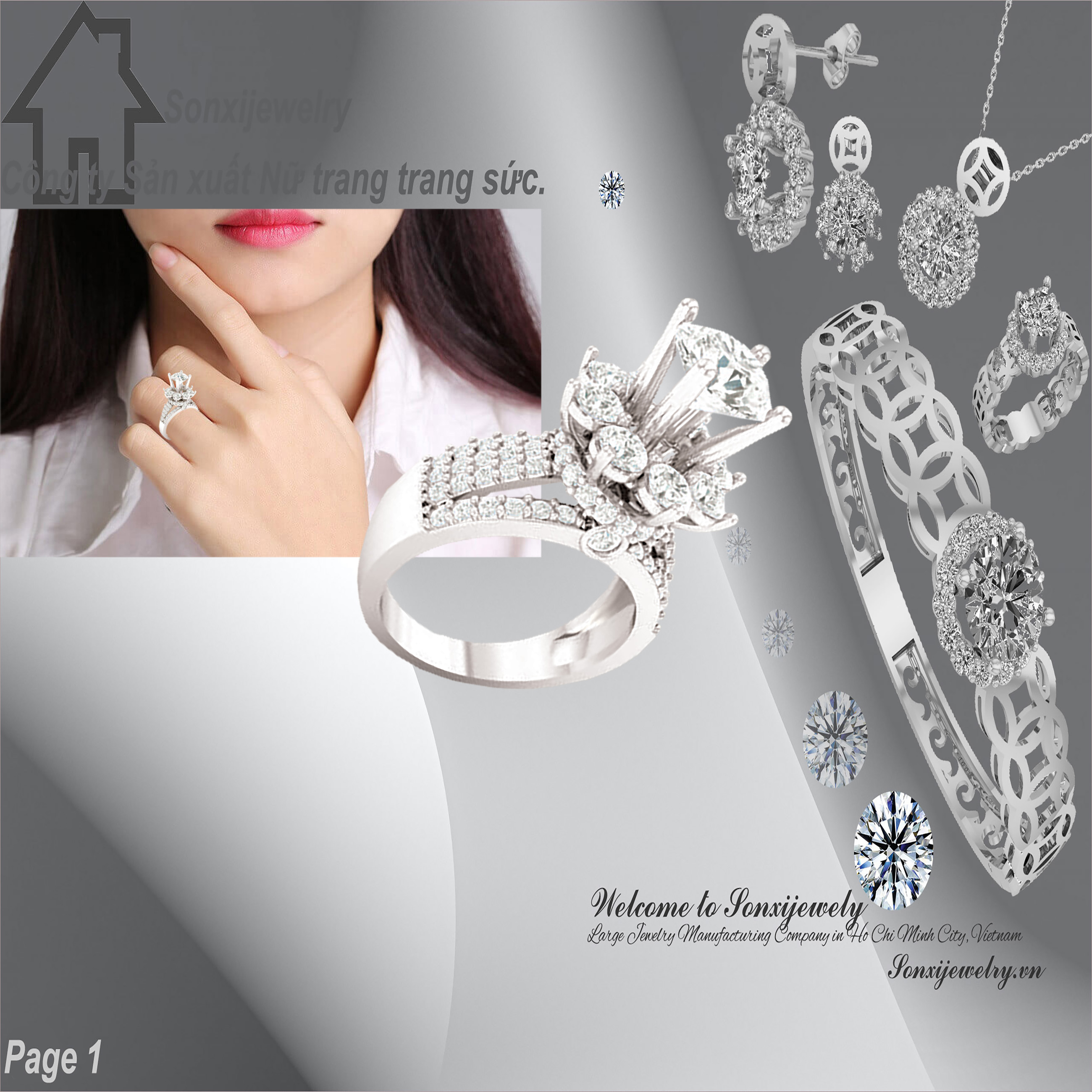 NHẪN NỮ MODERN MẪU ĐẸP 1505