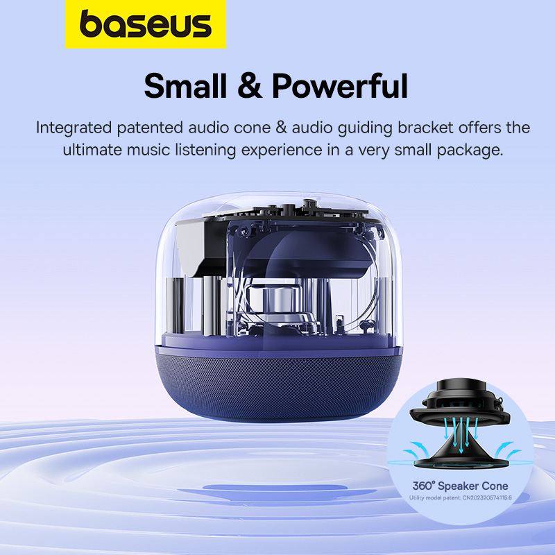 Loa Bluetooth Baseus AeQur V2 Wireless Speaker Midnight