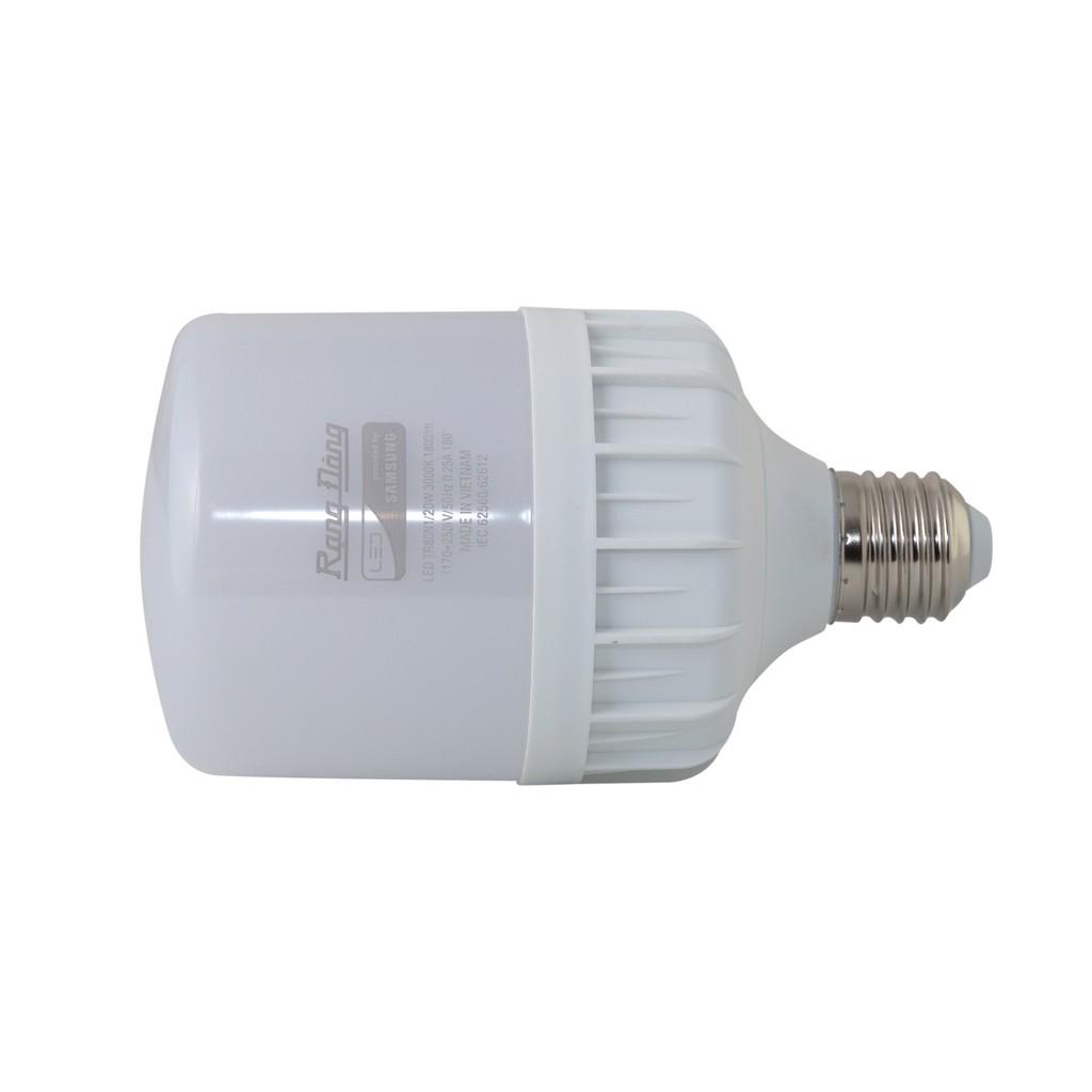 Đèn LED BULB TRỤ 20W Rạng Đông, Chip LED Sam Sung