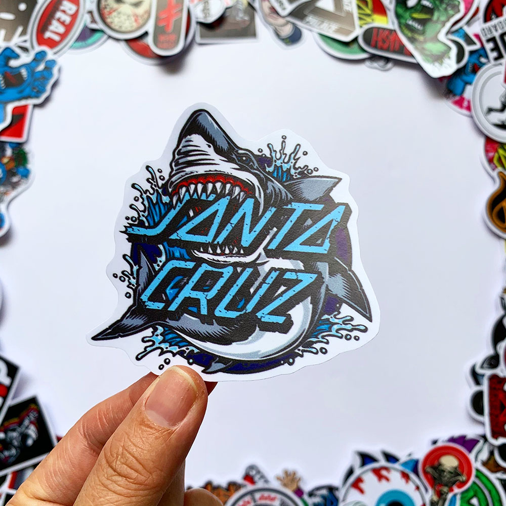 Sticker Skateboard Trượt Ván Ngẫu Nhiên Chất Lượng Cao Chống Nước Trang Trí Nón Bảo Hiểm Vali Đàn Xe Máy Xe Đạp