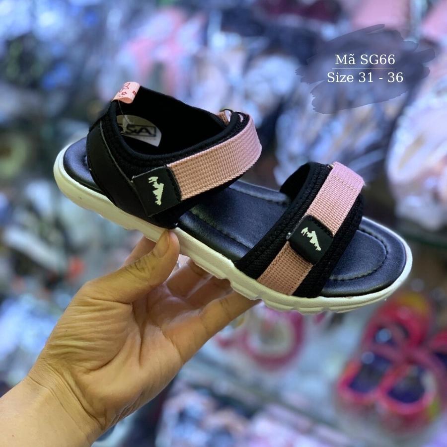 Dép quai hậu bé gái Urban sandal dáng thể thao siêu nhẹ, kháng khuẩn, mang êm phù hợp cho trẻ em 6 - 12 tuổi SG66