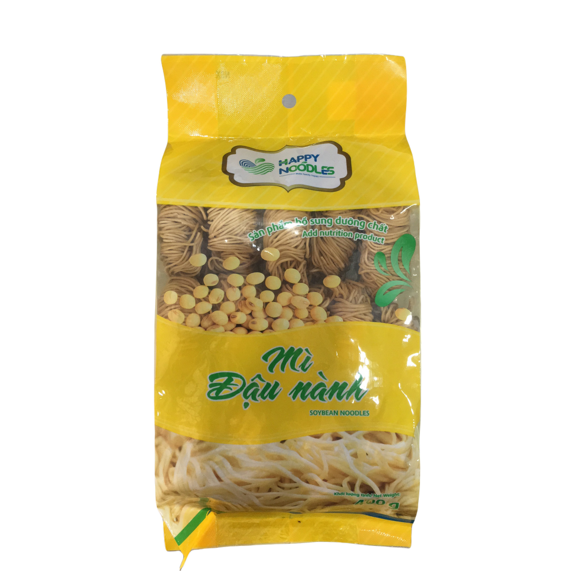 Mì Đậu Nành Happy Noodles 400g