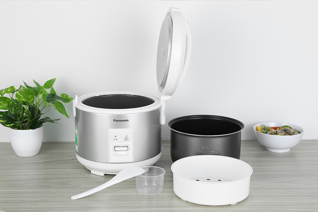 Nồi cơm nắp gài Panasonic 1 lít SR-MVN10LRAX - Hàng Chính Hãng