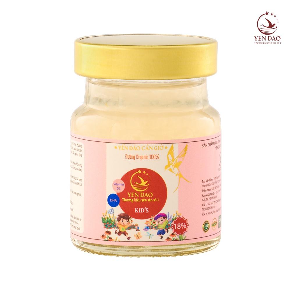 Yến Hũ Kids Yến Đảo Kích Thích Trẻ Ăn Ngon Miệng, Hỗ Trợ Phát Triển Toàn Diện Cho Trẻ 70ml/ Hũ