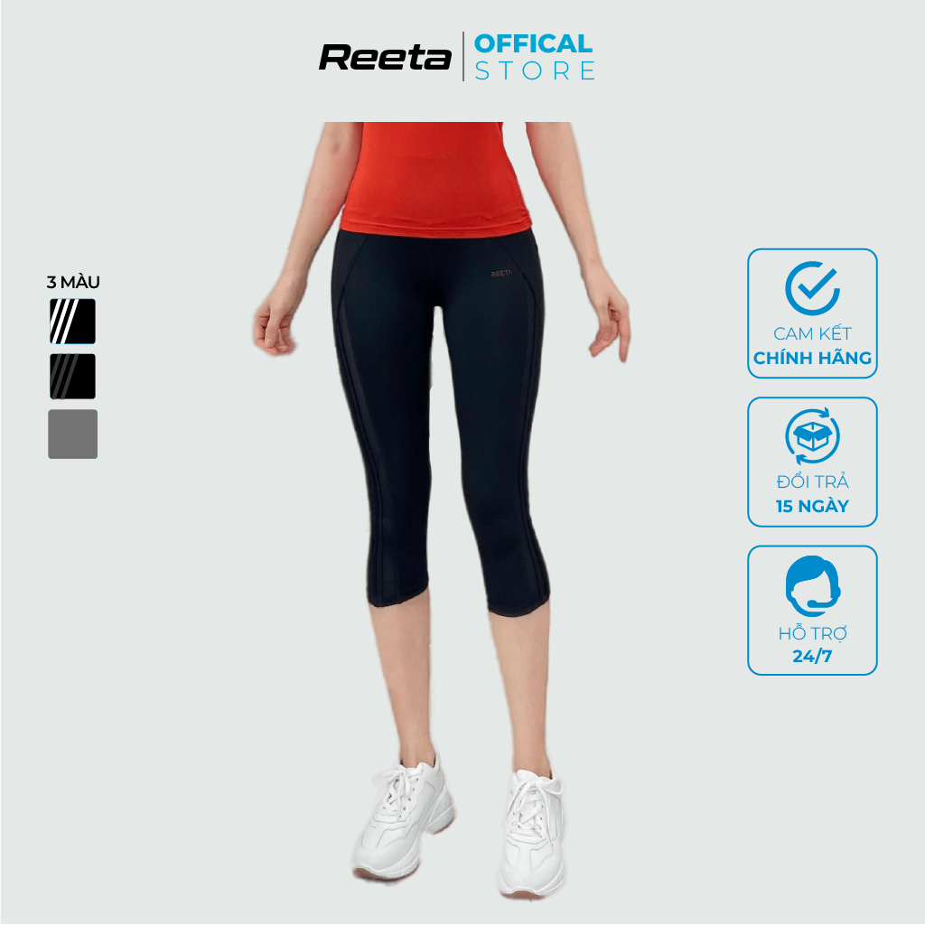 Quần lửng Legging Nữ REETA thoải mái tập gym, yoga, dạo phố, dáng đẹp và chân thon - A1777