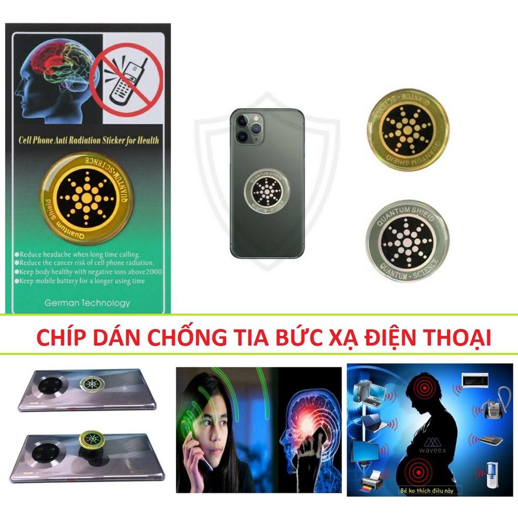 (SIÊU RẺ) Miếng Dán Chống Bức Xạ Điện Thoại Bảo Vệ Não Dạng Chip (Nội Địa Nhật)