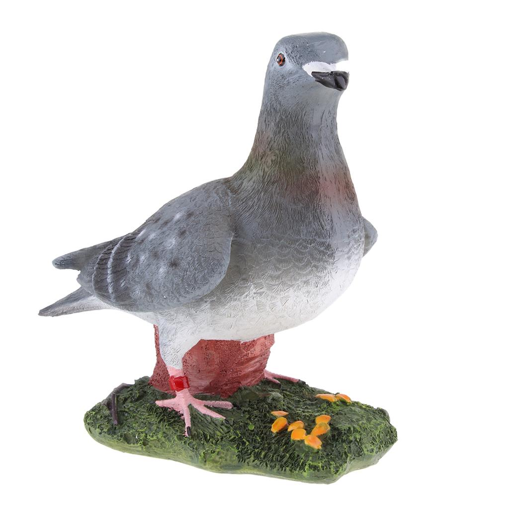 Lifelike Artificial Bird Sculpture Figurine for Patio Garden Decor. Ornament