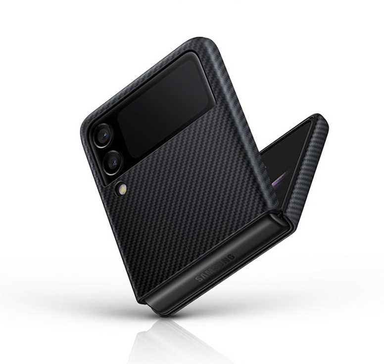 Ốp lưng dành cho Samsung Galaxy Z Flip 3 hiệu X Level vân carbon đẹp mỏng không bám vân tay chống va đập - Hàng nhập khẩu