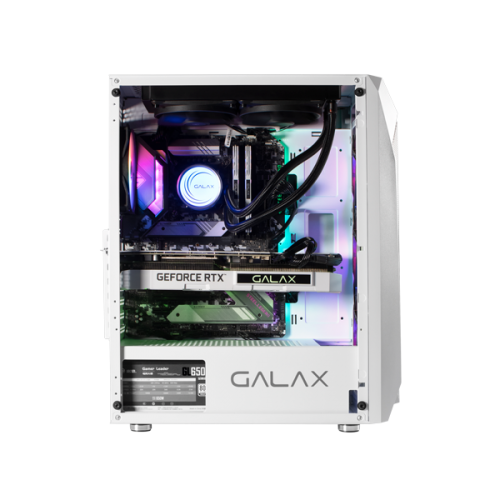 Case Galax Gaming Revolution-05 White (Kèm 4 Fan RGB) - Hàng Chính Hãng