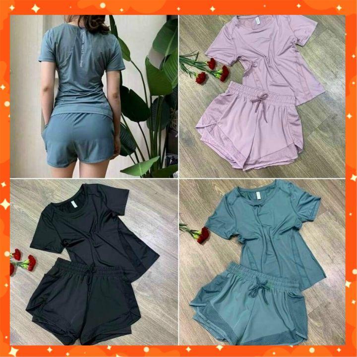 Bộ đồ tập gym yoga nữ, quần áo thể thao tập gym yoga, bộ tập thể dục hàng quảng châu cao cấp BT190