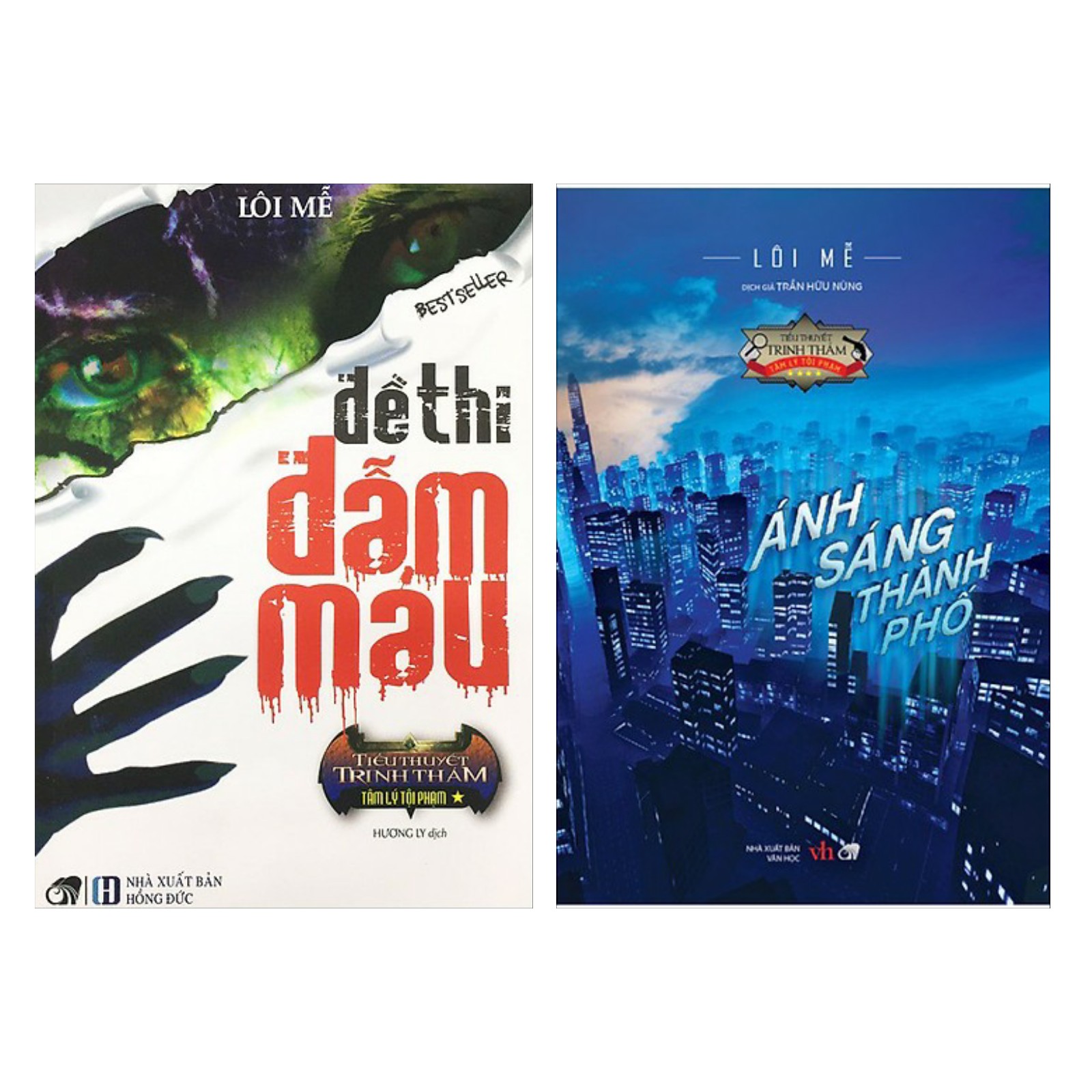 Combo Truyện Trinh Thám : Đề Thi Đẫm Máu + Ánh Sáng Thành Phố ( Combo Sách Trinh Thám Giúp Luyện Não / Tặng Kèm Bookmark Green Life )