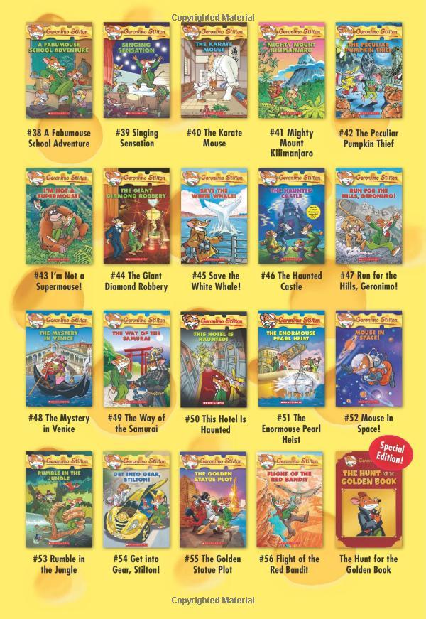 Sách Geronimo Stilton 56: Flight Of The Red Bandit