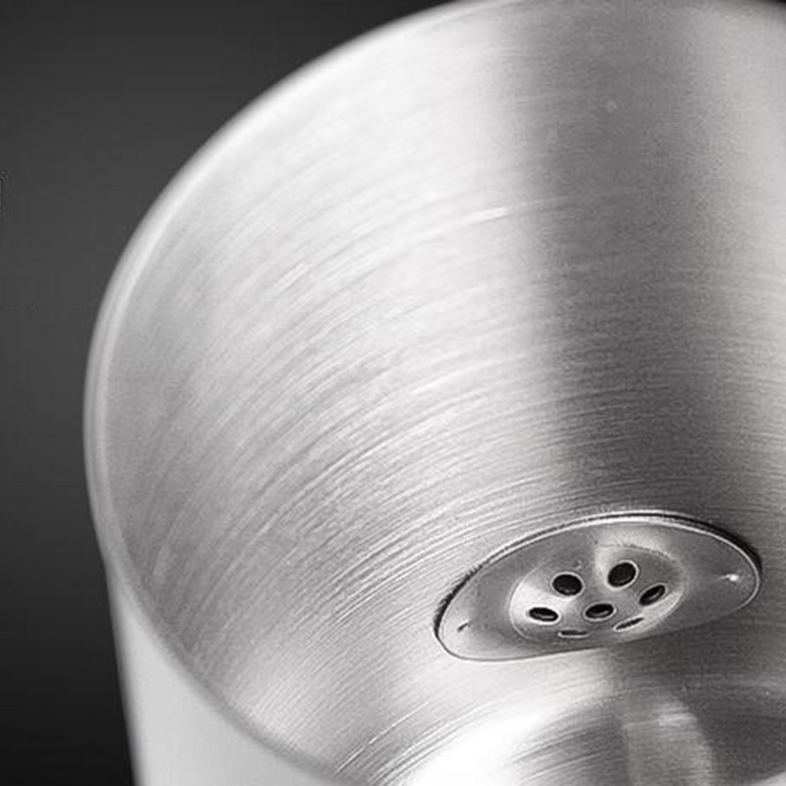 Drip Coffee Pot 600ml Kettle Wood Handle Narrow for Coffee Maker Black