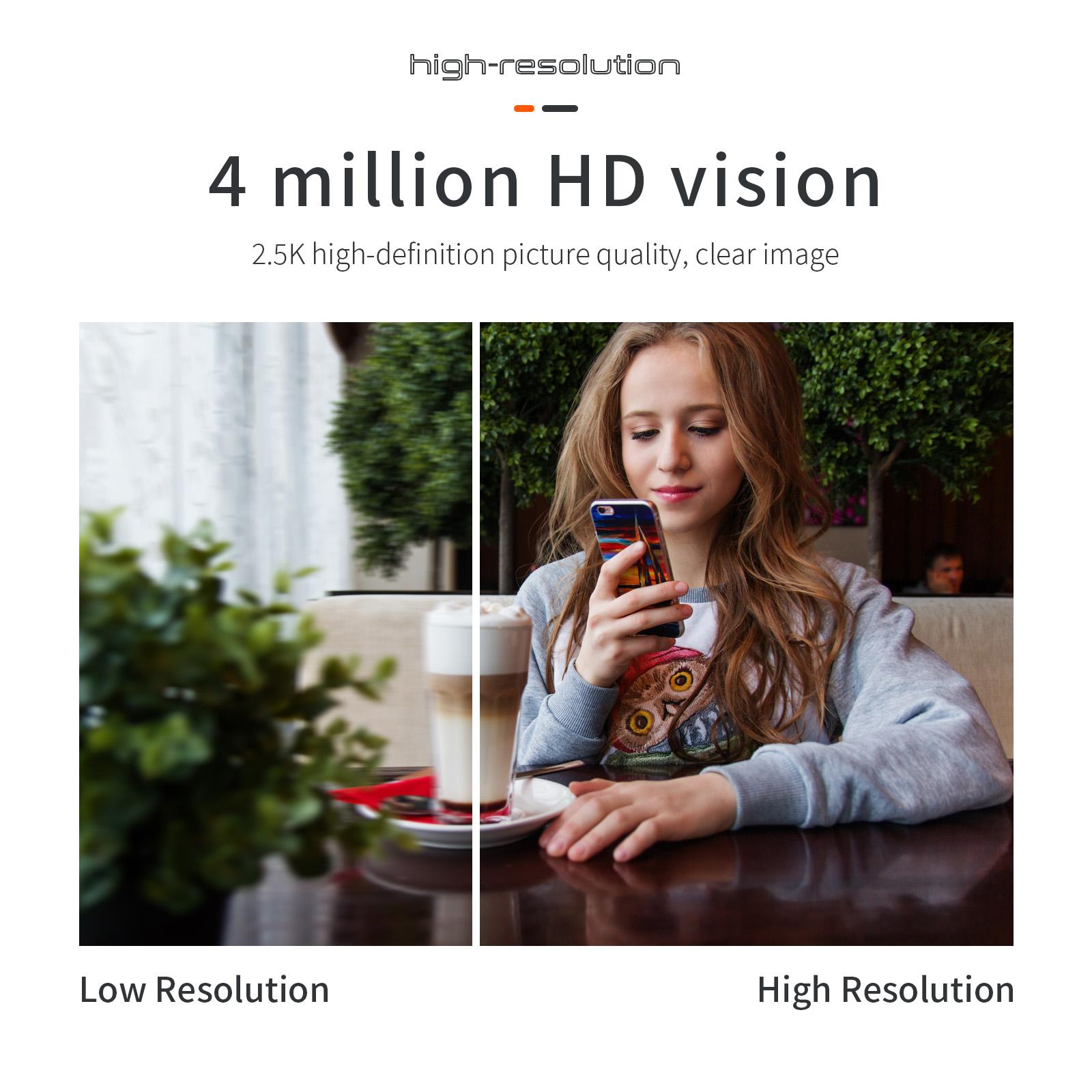 Camera IP 2M 2K 5G WiFi Baby Monitor 1080p Mini trong nhà Bảo mật CCTV 2K 4MP AI Theo dõi camera giám sát video âm thanh Alexa