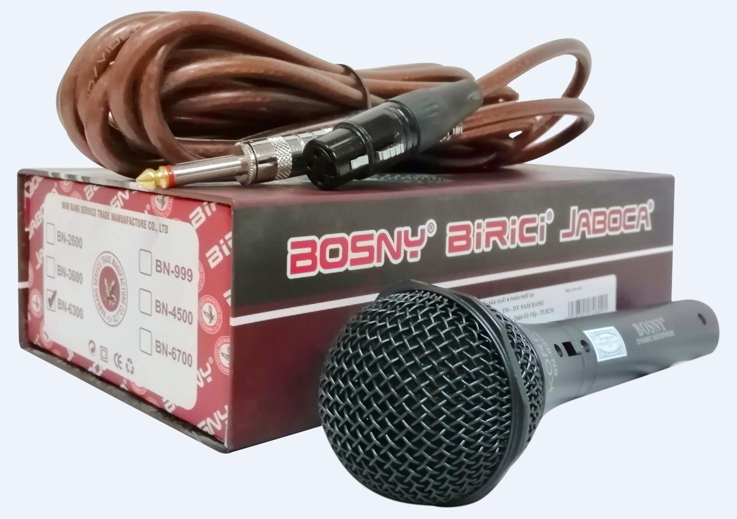 [HÀNG CHÍNH HÃNG] MICRO CÓ DÂY THƯƠNG HIỆU BOSNY BN-6300