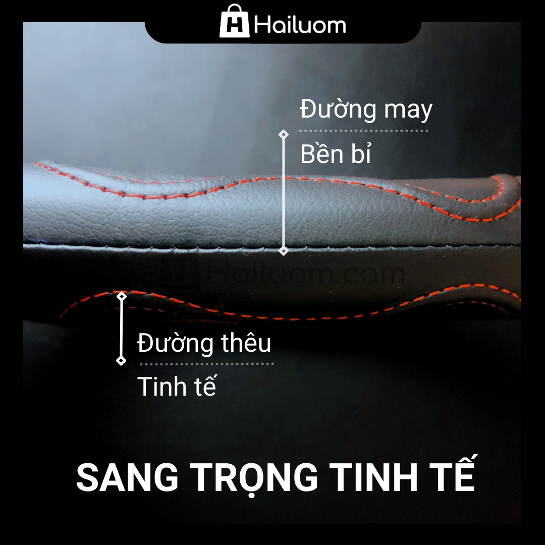 Bọc Vô Lăng HONGQI E H9S Cao Cấp | Bọc Volang Công Thái Học