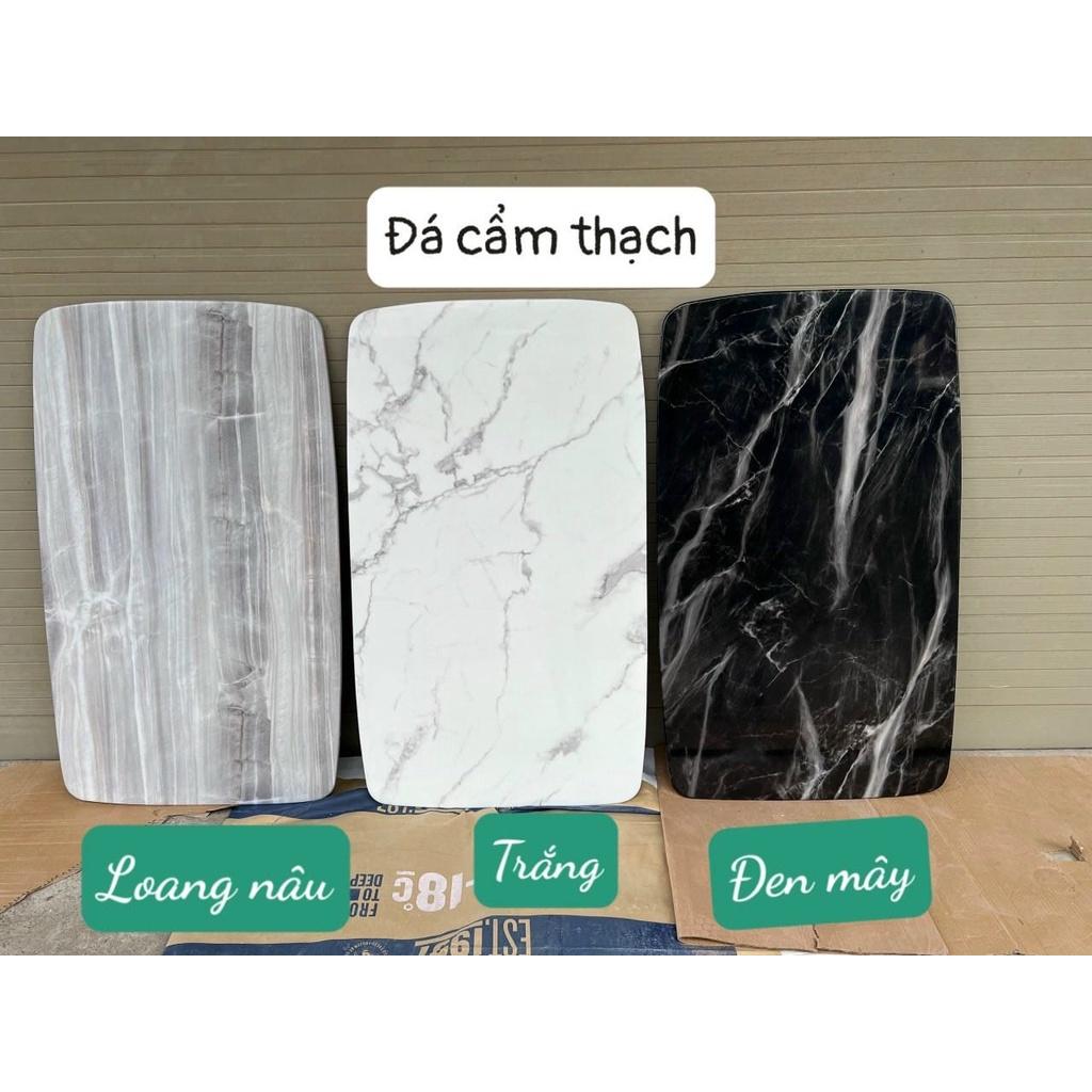 Bô bàn ăn mặt đá cẩm thạch nhân tạo kèm ghế Nelson