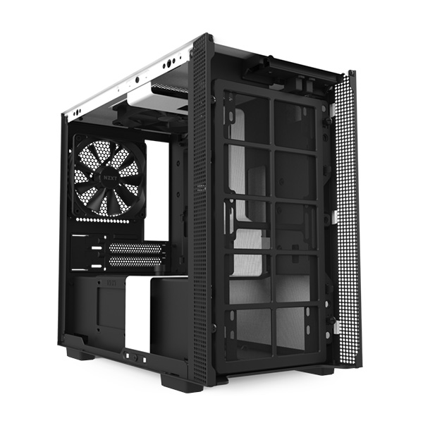 Vỏ case NZXT H210 MATTE WHITE CA-H210B-W1 (Mini Tower/Màu Trắng Đen)-Hàng Chính Hãng