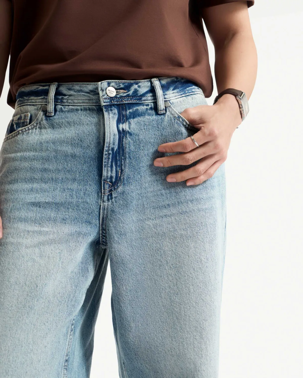 Quần jeans nam Form Straight - ROUTINE 10F24DPA016 | ROUTINE CÀ MAU