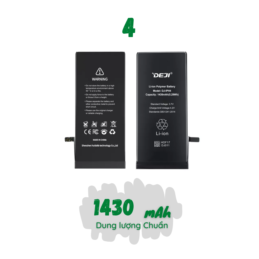 Pin thay thế dành cho iPhone dung lượng cao và chuẩn Deji