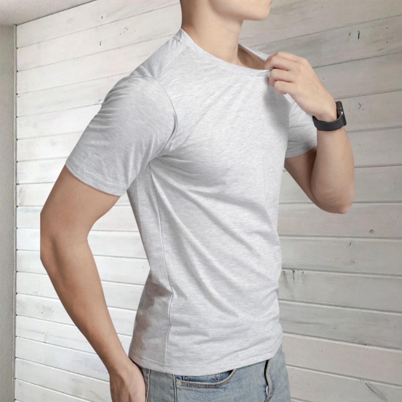 Áo thun nam tay ngắn unisex cổ tròn đẹp cao cấp chất vải thun cotton co giãn 4 chiều mặc thoáng mát - Áo phông nam cộc tay đẹp cao cấp hàng hiệu chất vải thun mặc mát mẻ