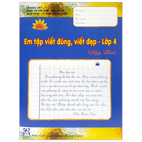 Em Tập Viết Đúng Viết Đẹp - Lớp 4 (Tập 2) (2020)