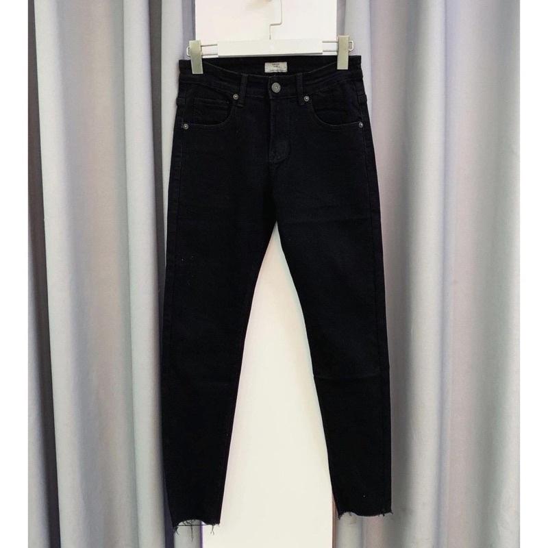 Quần jeans nam rách co giãn quần jeans nam đen cao câp