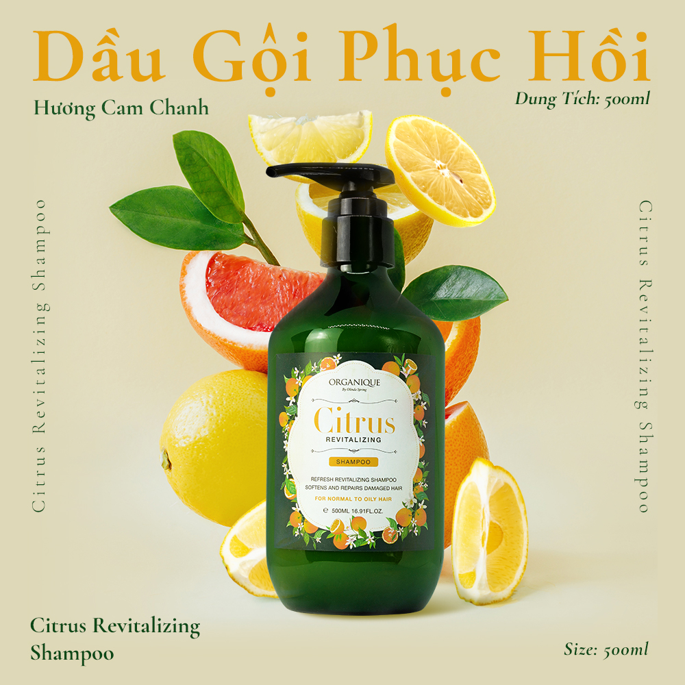 Dầu gội phục hồi cam chanh - Citrus Revitalizing Shampoo 500ml (Mẫu mới)