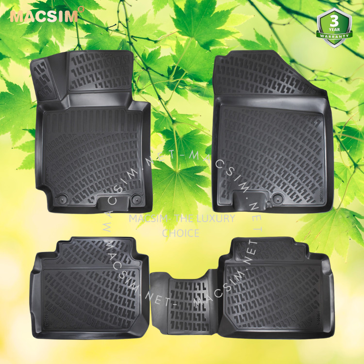 Thảm lót sàn ô tô nhựa TPU Silicon Kia Cerato first generation 2004-2009 Nhãn hiệu Macsim