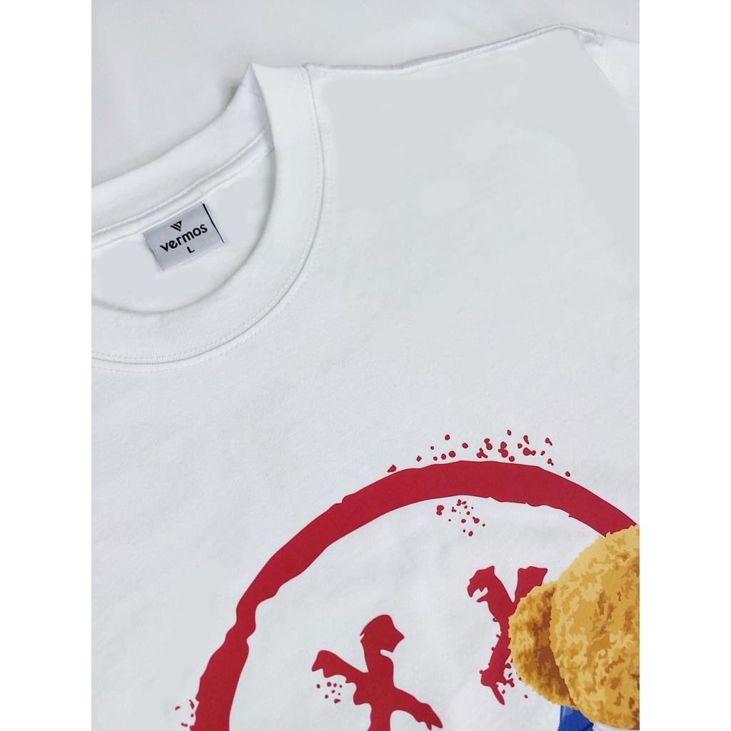 Áo Thun Vermos Teddy Drawing White