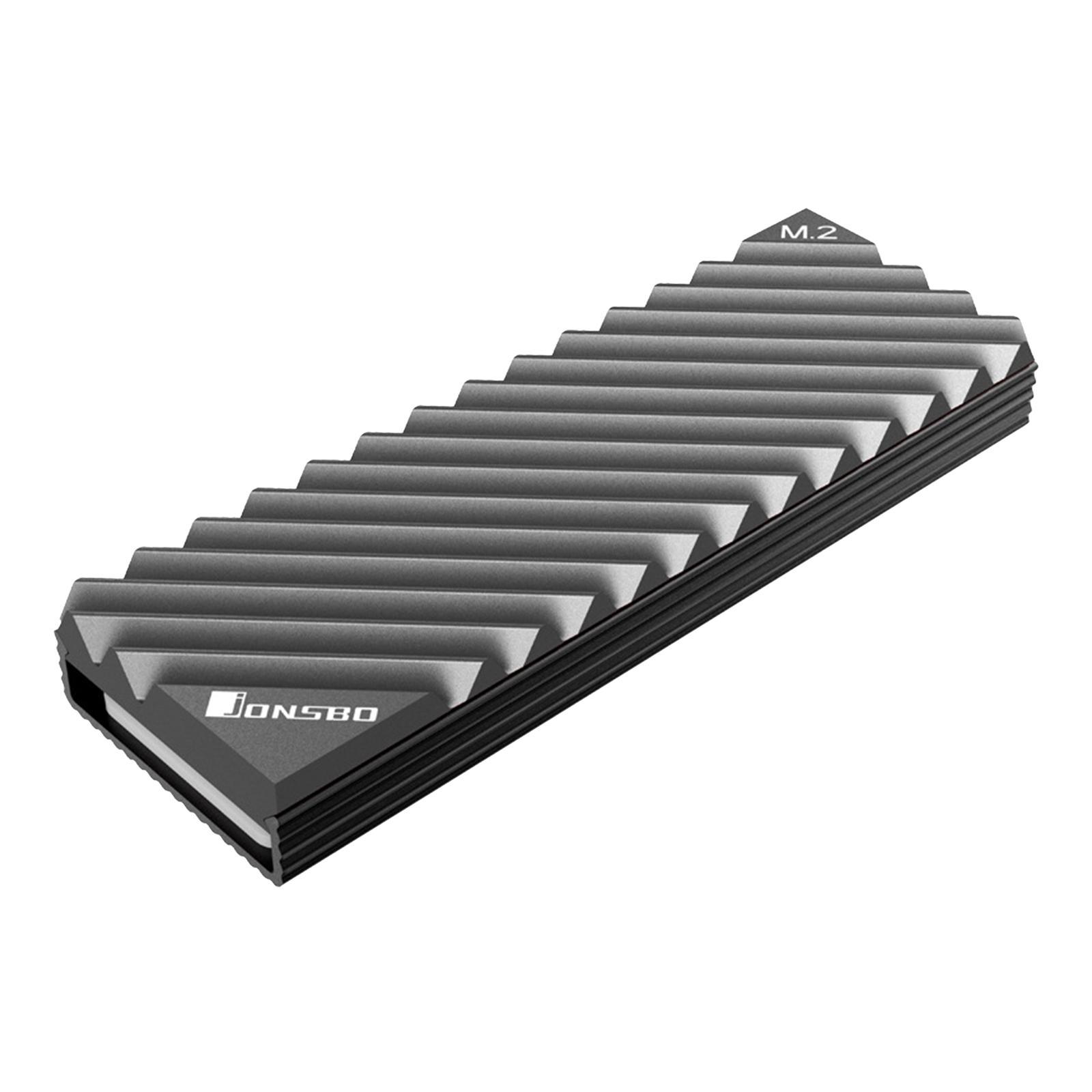 2280 SSD Solid State Heat Sink with Thermal Pad for Desktop PC Red