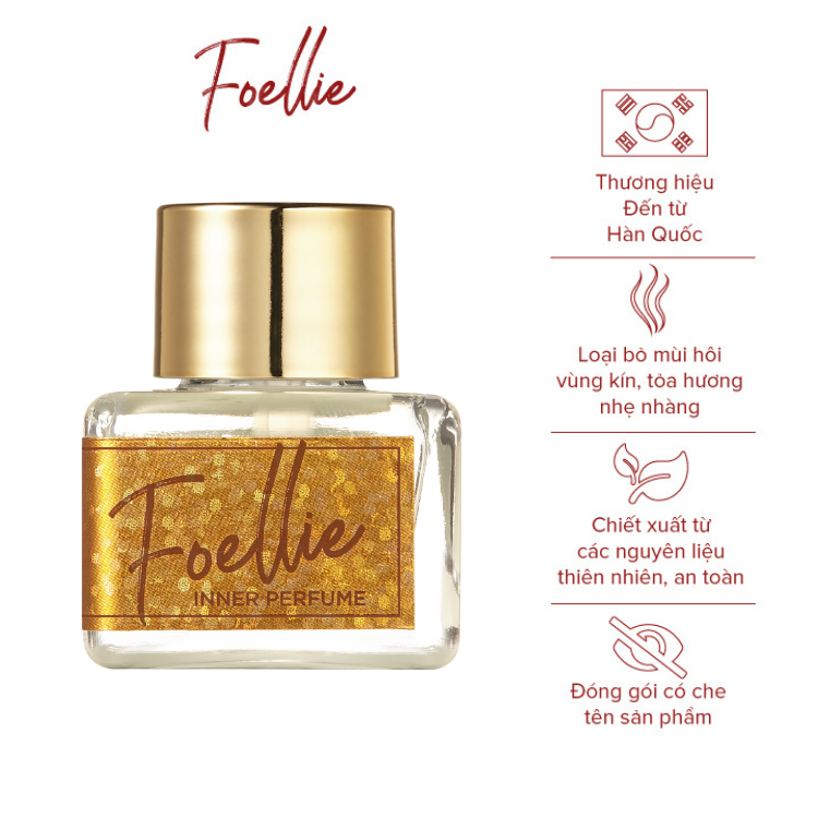 Nước Hoa Vùng Kín Foellie Eau de Chocolat Inner Perfume  - Hương Chocolat Mềm Mịn 5ml