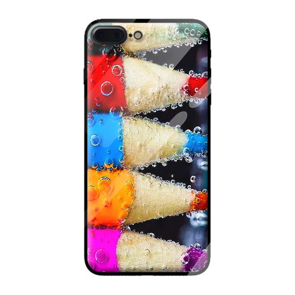 Ốp lưng kính cường lực cho iPhone 7 Plus MÀU SẮC 2 - Hàng chính hãng