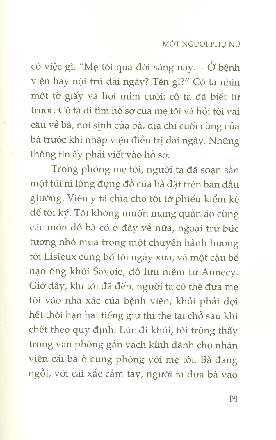 Một Người Phụ Nữ
